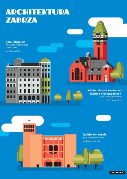 Plakat Architektura Zabrza Plakat Architektura Zabrza