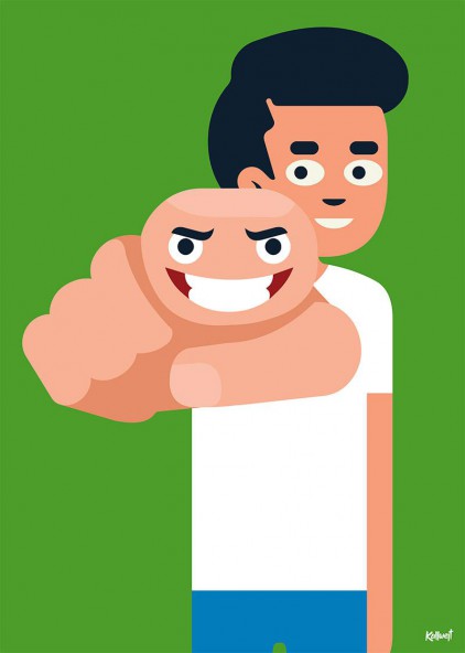 Plakat Finger Plakat Finger