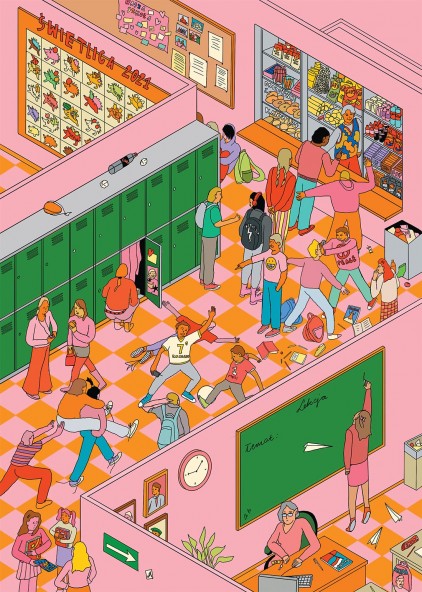 Plakat "Break" Izy Olesińskiej Plakat "Break" Izy Olesińskiej