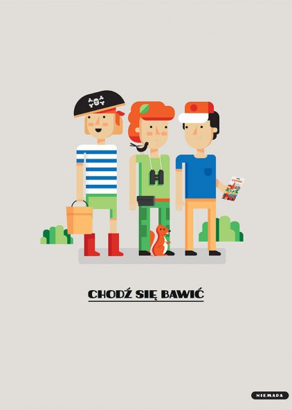 Plakat Chodź się bawić