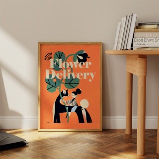 Plakat Flower delivery 2