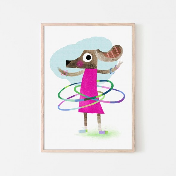 Plakat Hula hop Plakat Hula hop