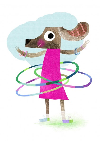 Plakat Hula hop Plakat Hula hop