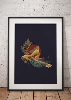 Plakat Halfworlds dark blue 2