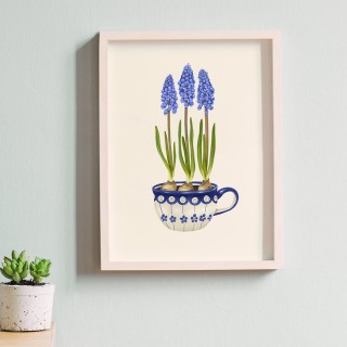 Sapphire flower Poster 2
