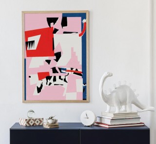 Lion and dog Poster 2