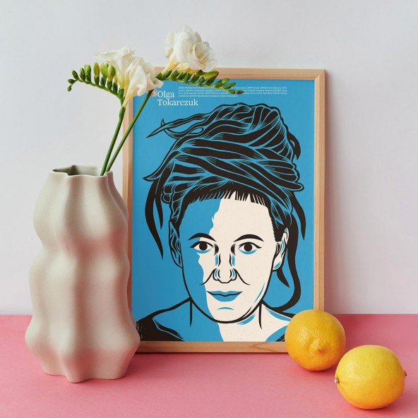 Plakat Olga Tokarczuk Plakat Olga Tokarczuk