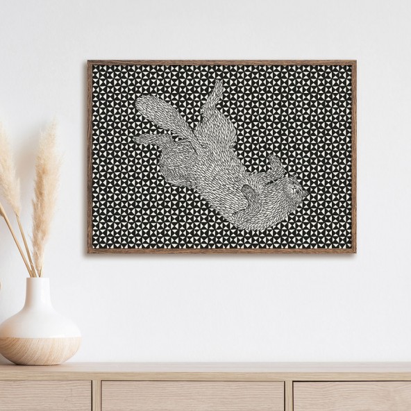 Rug cat Poster