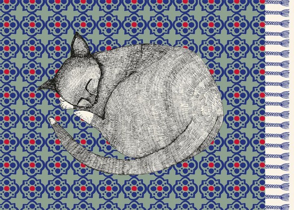 Plakat Kot kłębuszek Plakat Kot kłębuszek