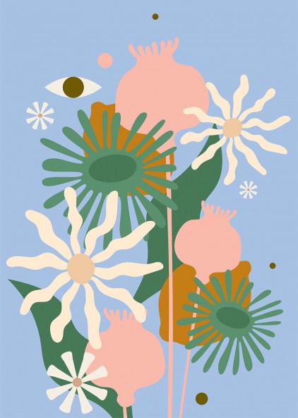 Plakat There are always flowers