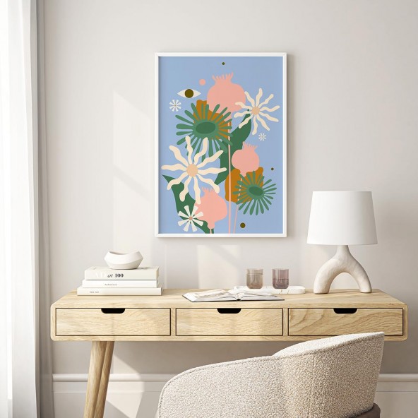 Plakat There are always flowers