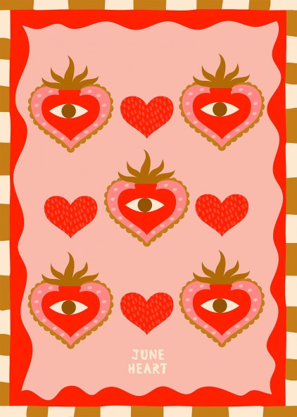 Plakat June Heart Plakat June Heart