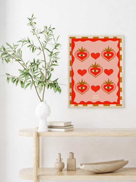 June Heart Poster June Heart Poster