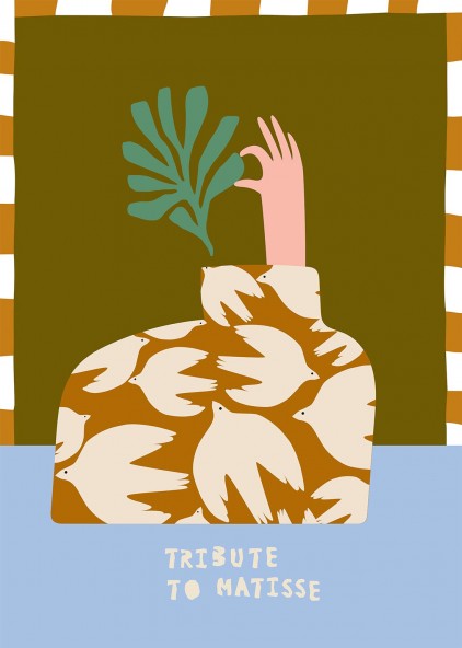Tribute to Matisse Poster Tribute to Matisse Poster