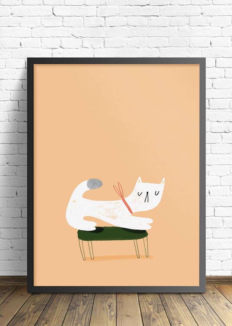 Plakat Kot