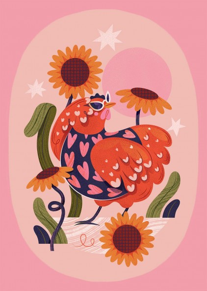 Chickens Poster Chickens Poster