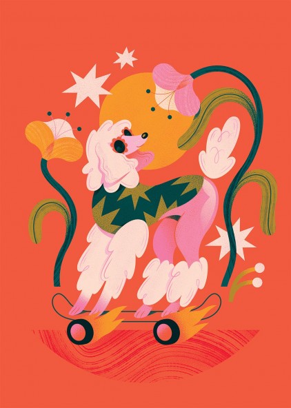 Poodle Poster Poodle Poster