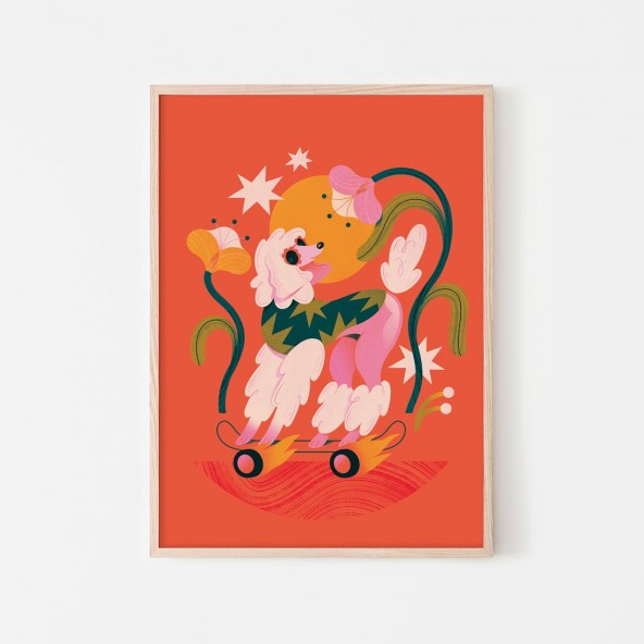 Poodle Poster Poodle Poster
