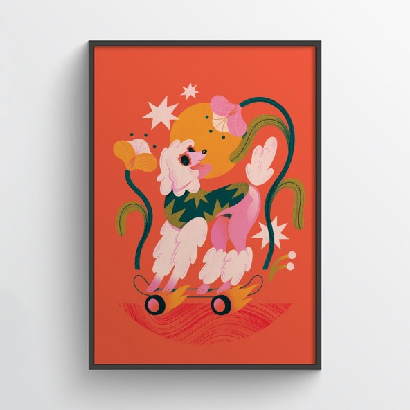 Poodle Poster Poodle Poster