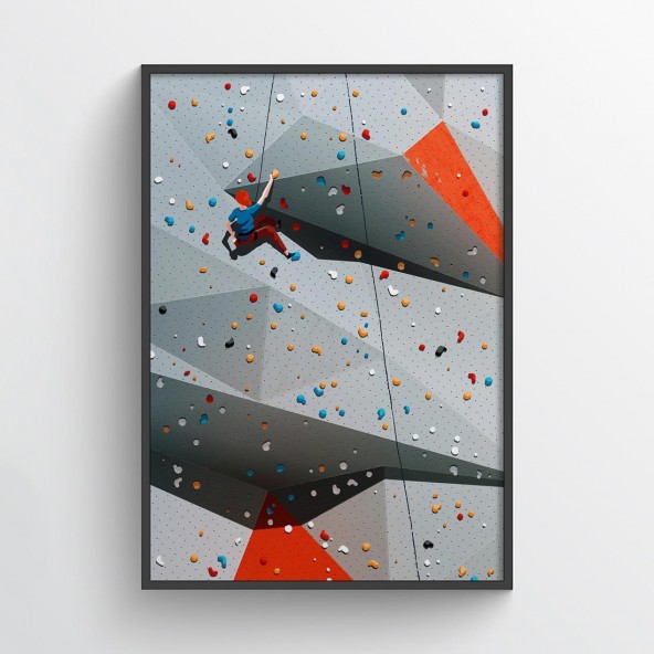 Plakat Climbing