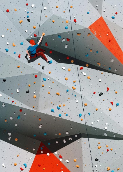 Plakat Climbing