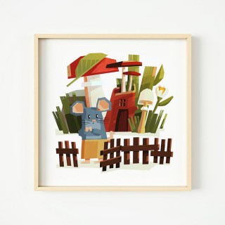 Field Mouse Poster 2