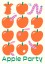Plakat Apple party Plakat Apple party