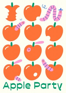 Apple party Poster
