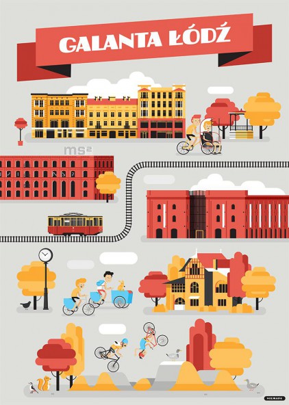 Plakat Galanta Łódź Plakat Galanta Łódź