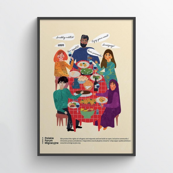 Plakat Stół Plakat Stół