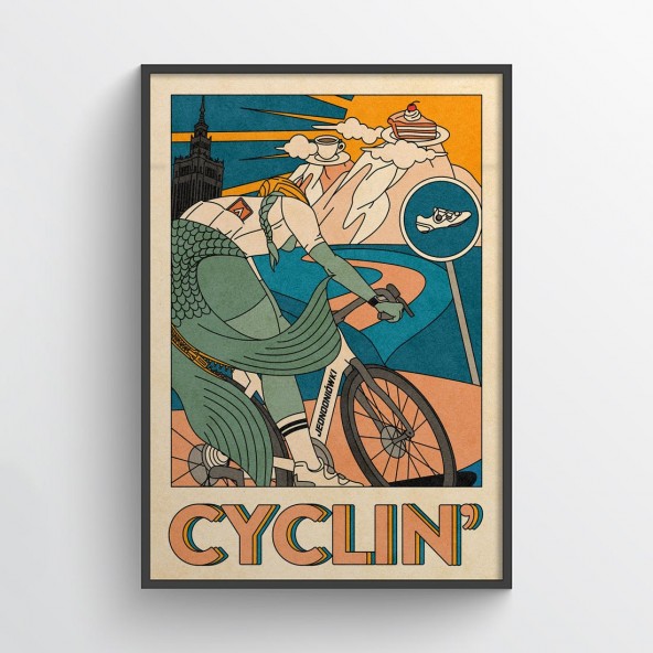 Plakat Warsaw Cyclin Plakat Warsaw Cyclin