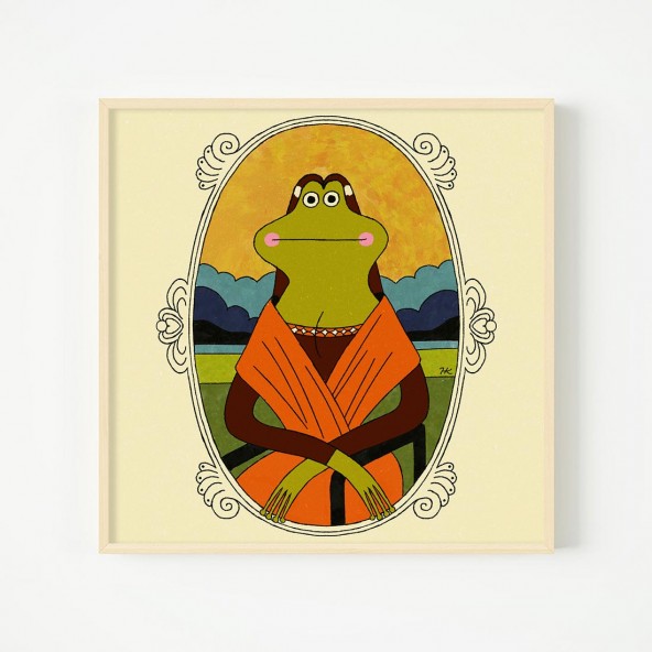 Frog Lisa Poster Frog Lisa Poster