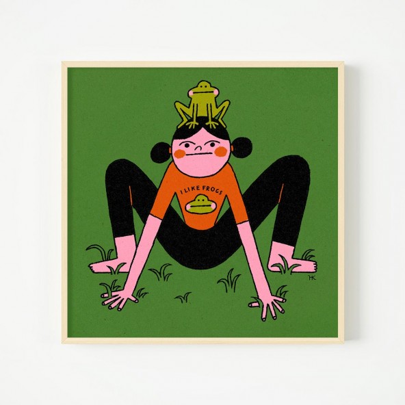 Plakat I like frogs Plakat I like frogs