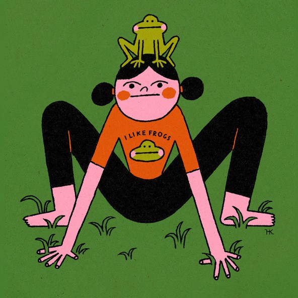 Plakat I like frogs Plakat I like frogs