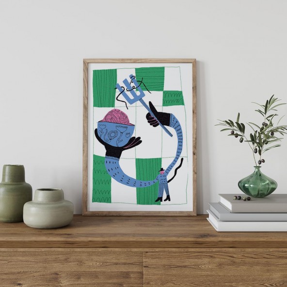 Cat's ramen Poster Cat's ramen Poster