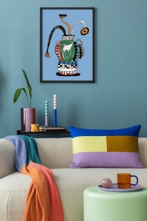 Cat's Vase Poster 2