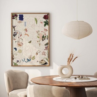 Plakat Wall of flowers 2