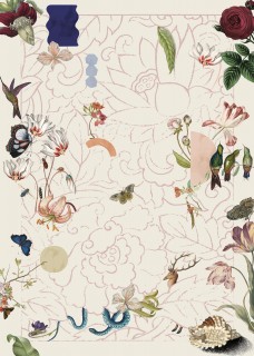 Plakat Wall of flowers