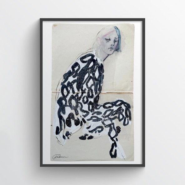 Patterned Jumpsuit Poster Patterned Jumpsuit Poster