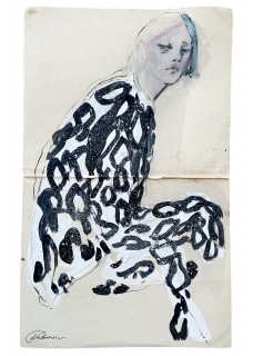Plakat Sebastiana Fabrowicza Patterned Jumpsuit