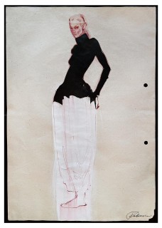 Plakat B&W Dress