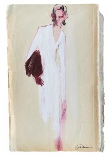 Woman in White Poster