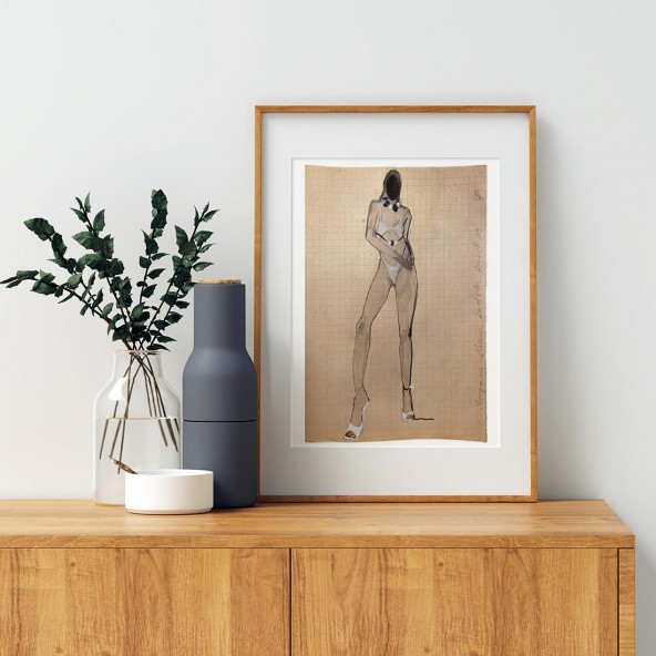 Plakat Posture Study Plakat Posture Study