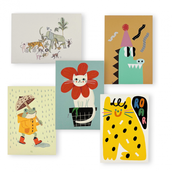 Set of postcards Kids