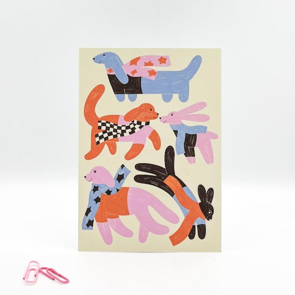 Set of postcards Dog lover Set of postcards Dog lover