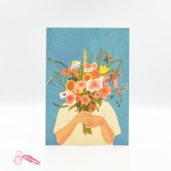 Set of postcards Flowers Set of postcards Flowers
