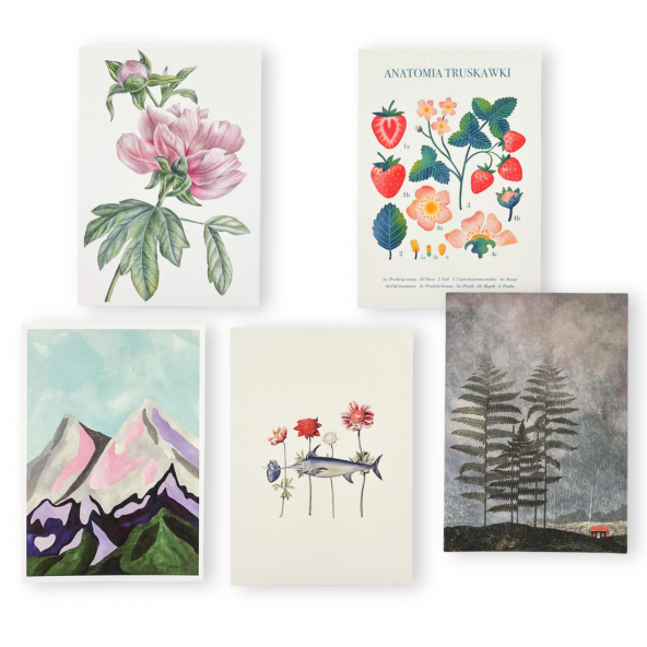 Zestaw pocztówek Nature