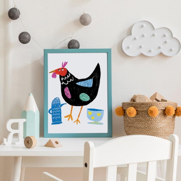 Hen Poster Hen Poster