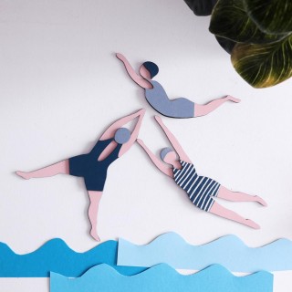 Swimmers Wall Decor