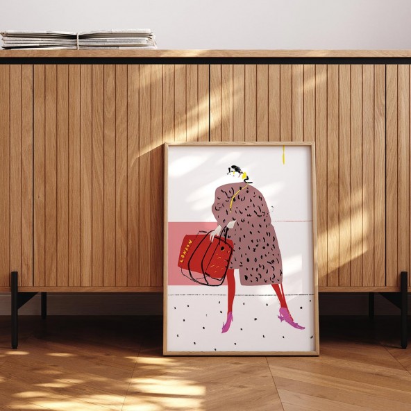 Plakat Pink Boots Plakat Pink Boots